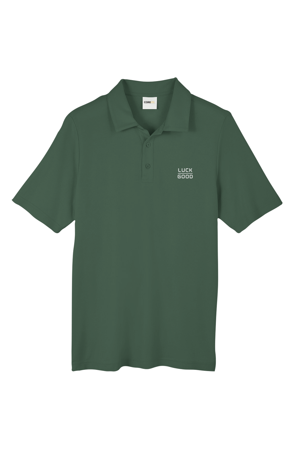 Mens Fusion ChromaSoft Polo- Luck over Good