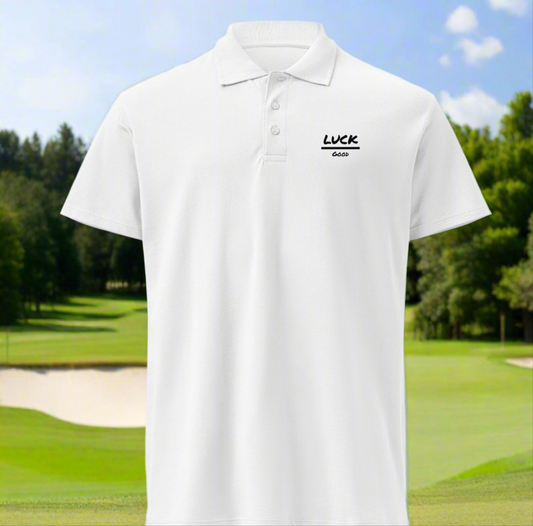 Luck over Good polo shirt