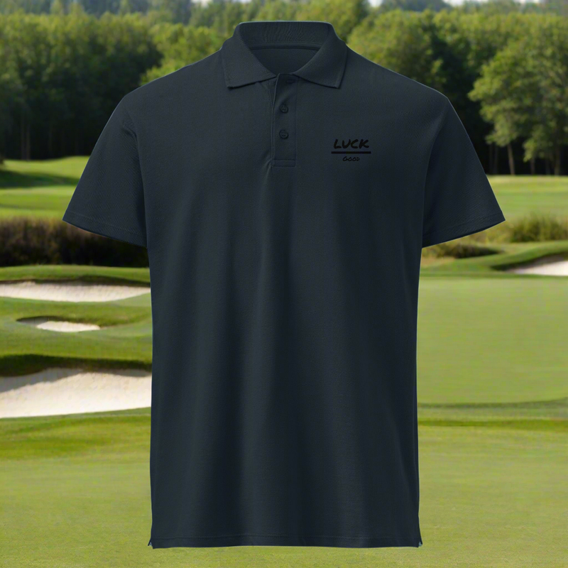 Luck over Good polo shirt