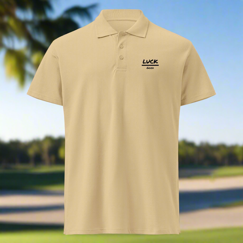 Luck over Good polo shirt