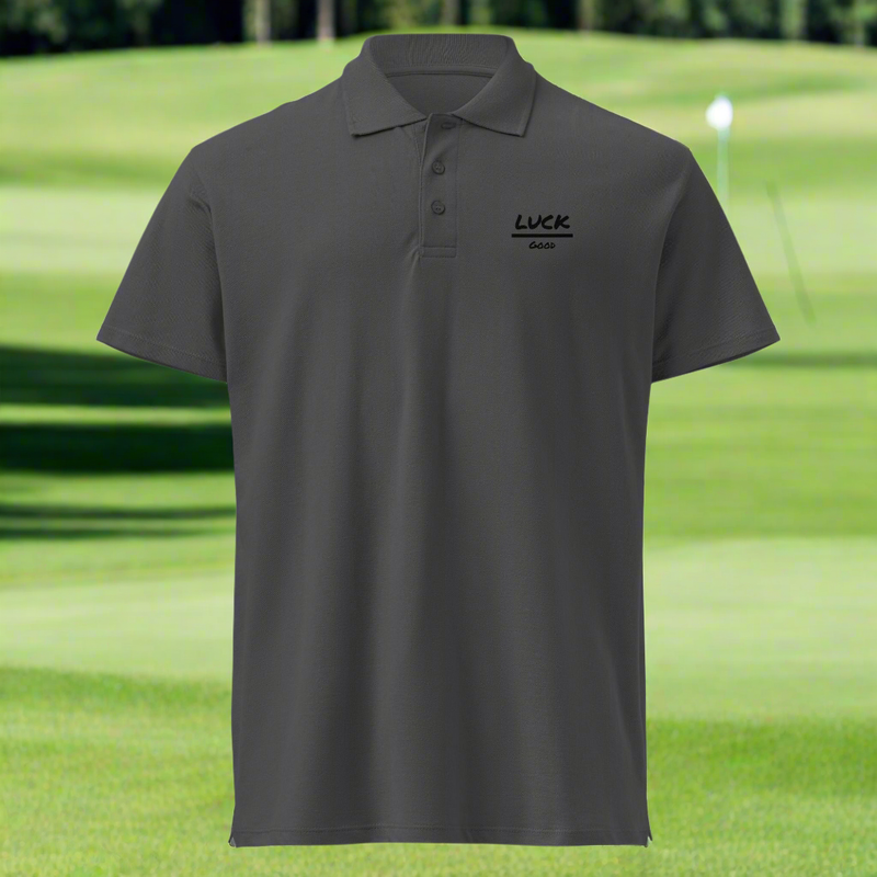 Luck over Good polo shirt